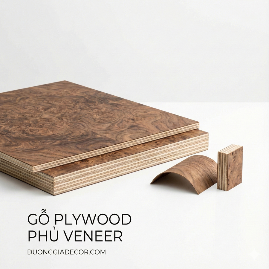 plywood phủ veneer