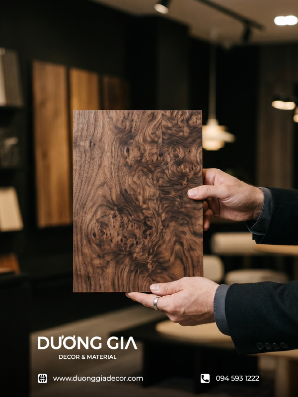 mẫu veneer nu óc chó kích thước a5